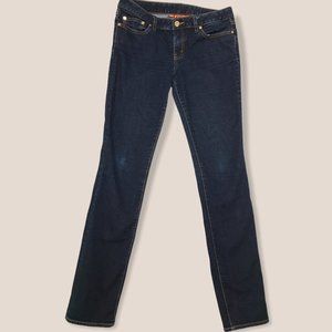 Tory Burch Slim Straight Jeans Low Rise Denim 29